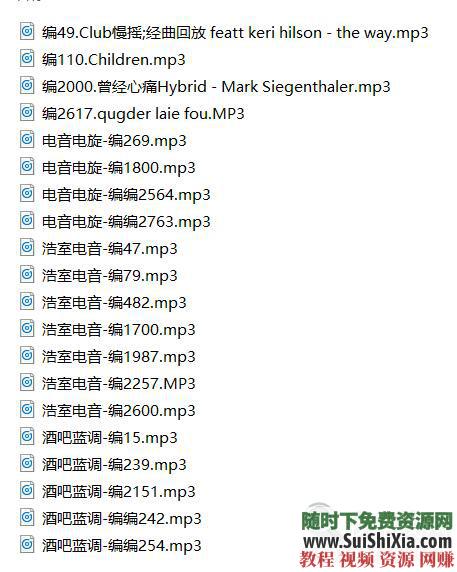 320K無(wú)損車載流行MP3音樂舞曲+MP4視頻神曲，共42G幾千首打包分享_趣資料教程資源插圖20