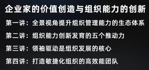 《企業(yè)家的價(jià)值創(chuàng)造與組織能力的創(chuàng)新》如何打造一支高效能團(tuán)隊(duì)？_百度云網(wǎng)盤(pán)視頻課程插圖