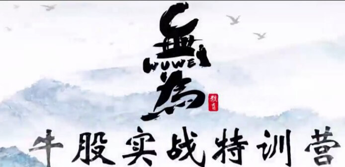 無為學(xué)院（李棟、傅剛）牛股實戰(zhàn)特訓(xùn)營18節(jié)_百度云網(wǎng)盤教程視頻插圖