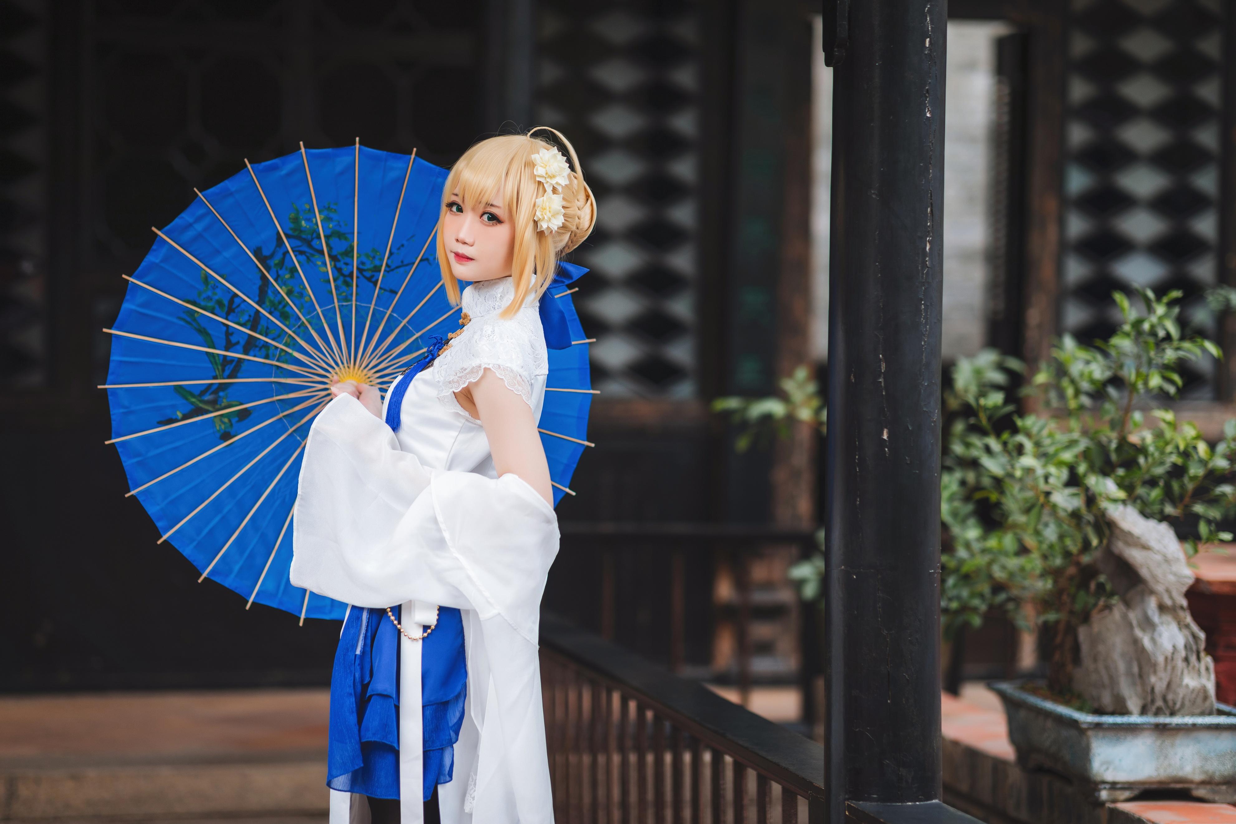 Saber-旗袍COS福利美圖欣賞（CN：燜燜碳）插圖7