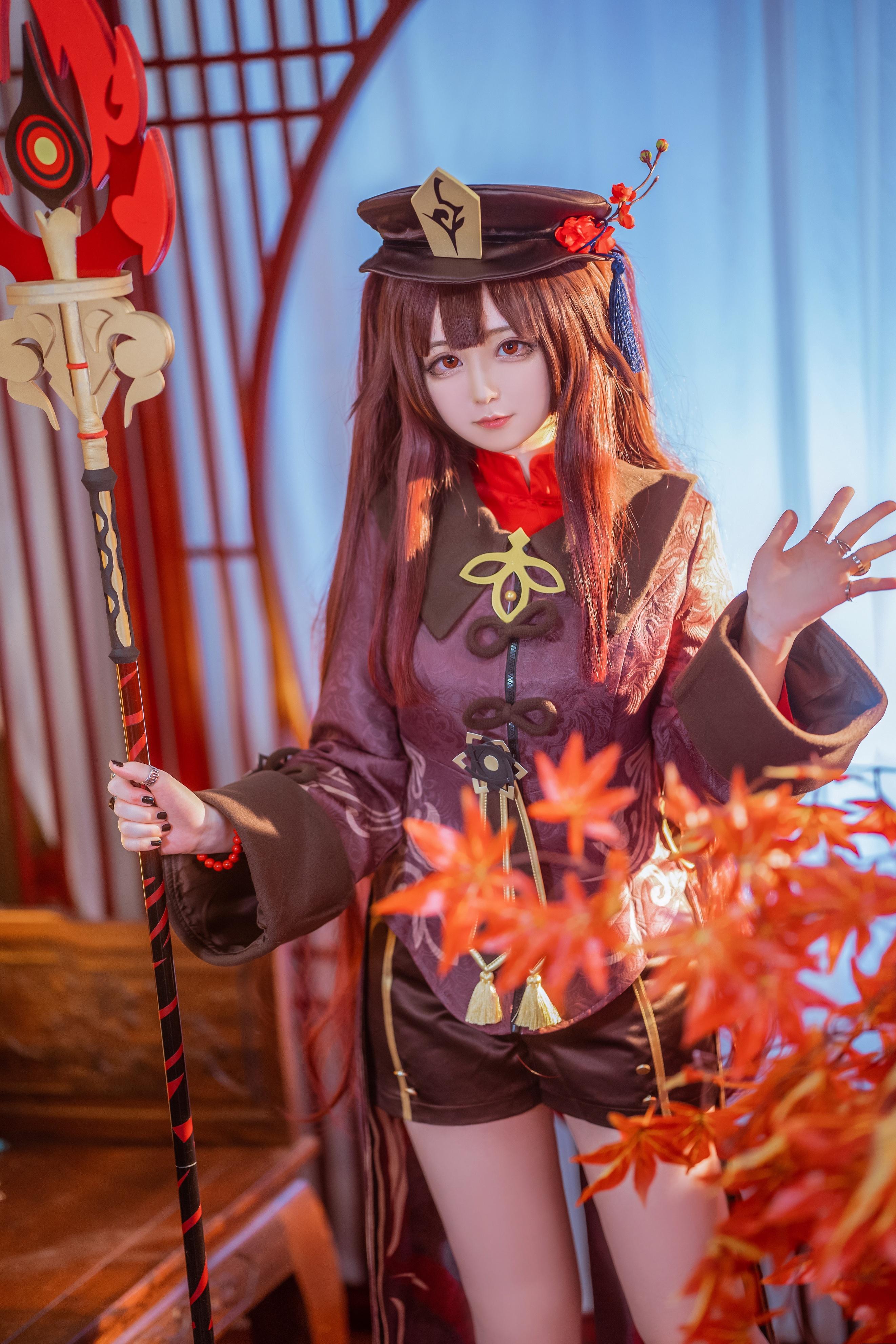 Sayako(さやこ)原神-胡桃COSPLAY圖欣賞插圖1