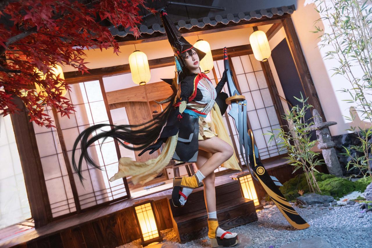 《永劫無(wú)間》妖刀姬cosplay圖（CN：阮邑Fairy）插圖4