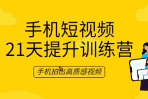 手機攝影技巧-手機攝影21天提升訓(xùn)練營，手機拍出有意境的照片百度網(wǎng)盤插圖