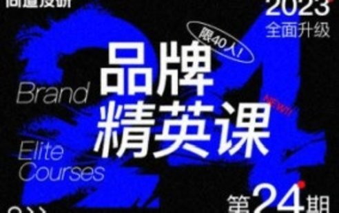 【設(shè)計(jì)上新】233. 尚道設(shè)研品牌精英班第24期2023年【畫質(zhì)不錯只有視頻】